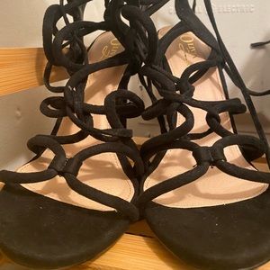 Strappy heels